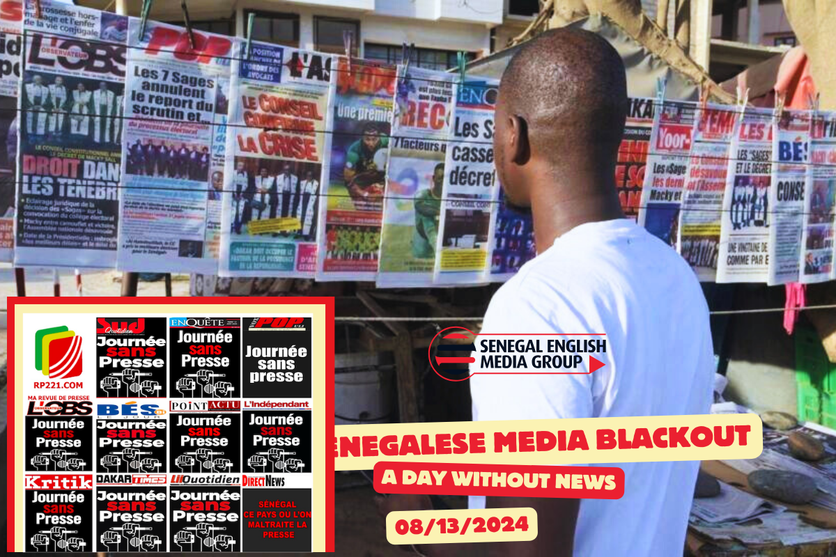 Senegalese Media Blackout: A Day Without News