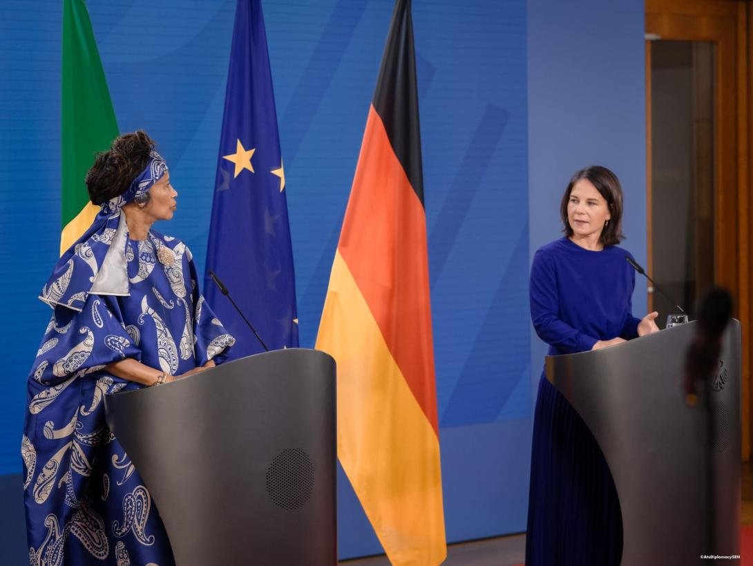 INTERNATIONAL RELATIONS: Her Excellency Mrs. Aïssata Tall SALL on a working visit to Berlin.